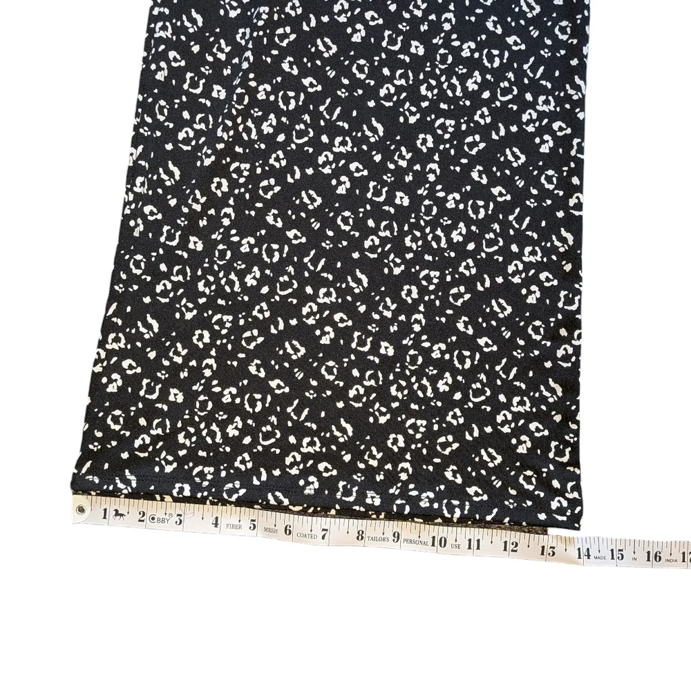 Love Ryan Womens Plus Size 2X Pull On Pants Black Leopard Wide Leg Festival - Picture 4 of 7